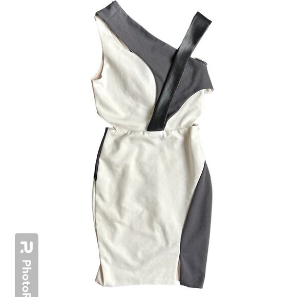 NATALIA ROMANO Cut Out Mini Bodycon Dress US M - Picture 1 of 6